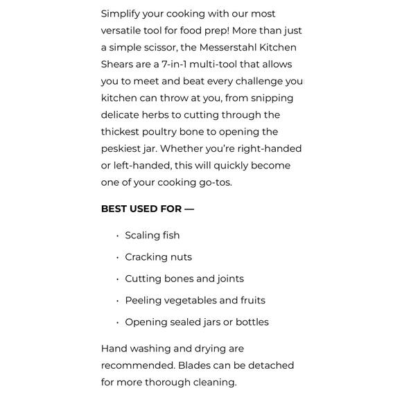 MESSERSTAHL Kitchen Shears retail $159 - Picture 4 of 4